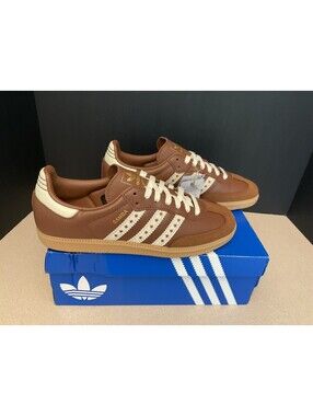 New! Womens Adidas Samba OG Preloved Brown/Cream Athletic Shoes. Size 9.5. Nice!